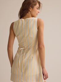 Juliet Stripe Mini Dress Detail 4 - AS Kids