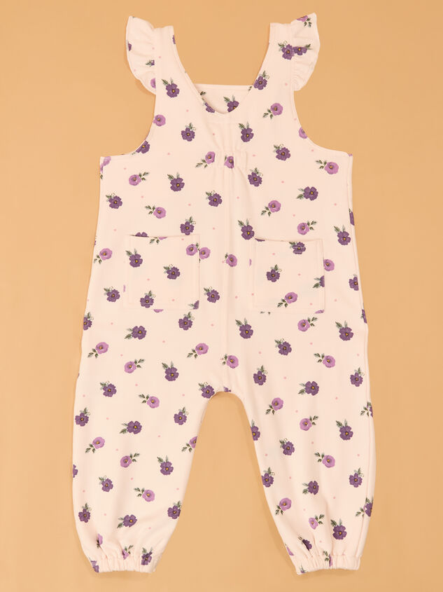 Janie Floral Flutter Overalls Detail 6 - AS Kids