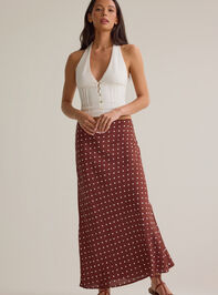 Elodie Polka Dot Linen Maxi Skirt - AS Kids