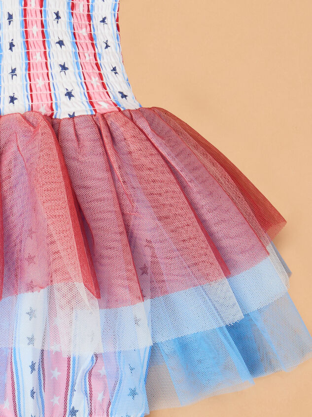 Stars And Stripe Tutu Bubble Detail 3 - ALTAR'D STATE KIDS