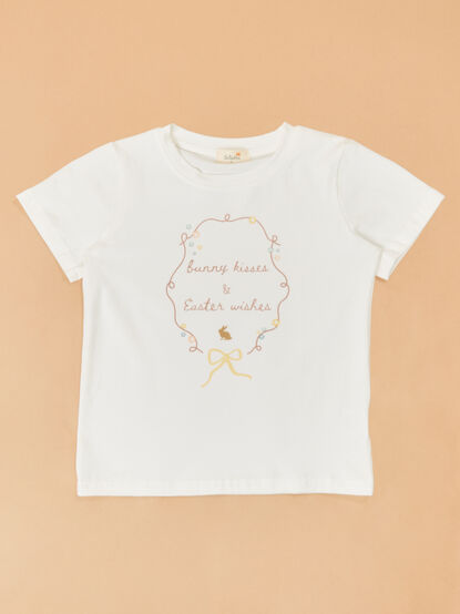 Bunny Kisses & Easter Wishes Tee - ALTAR'D STATE KIDS