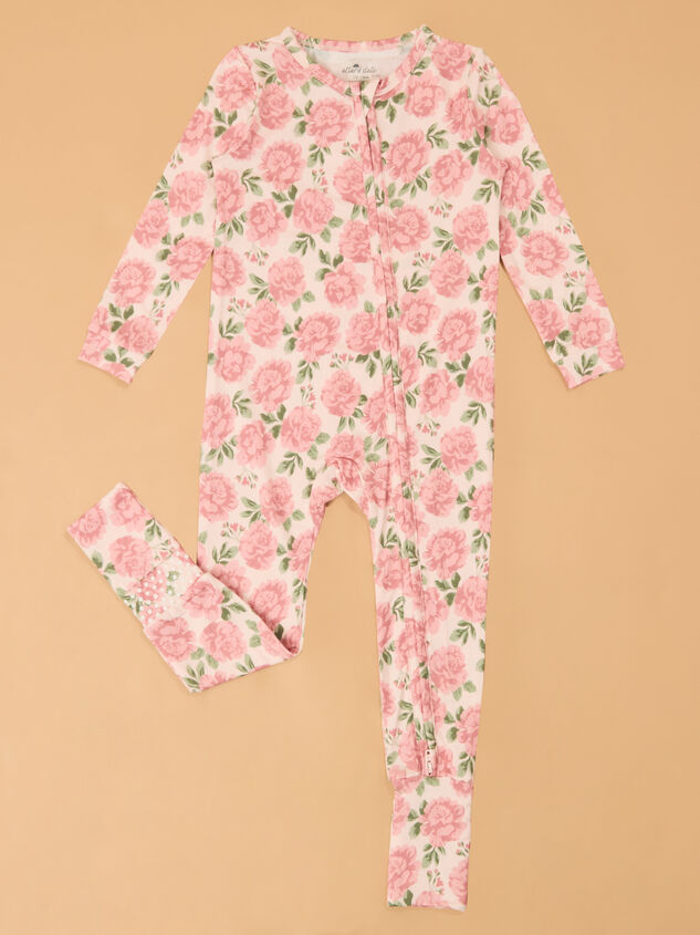 Zainy Floral Long Sleeve Romper Detail 2 - AS Kids