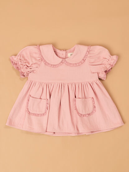 Magnolia Collar Toddler Dress - AS Kids