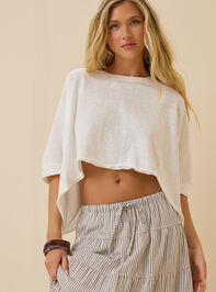 McKenna Oversized Boxy Crop Tee - AS Kids