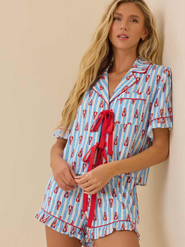 Lobster Sleep Tee Detail 3 - ALTAR'D STATE KIDS