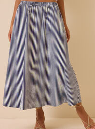 Sloane Stripe Midi Skirt Detail 3 - ALTAR'D STATE KIDS