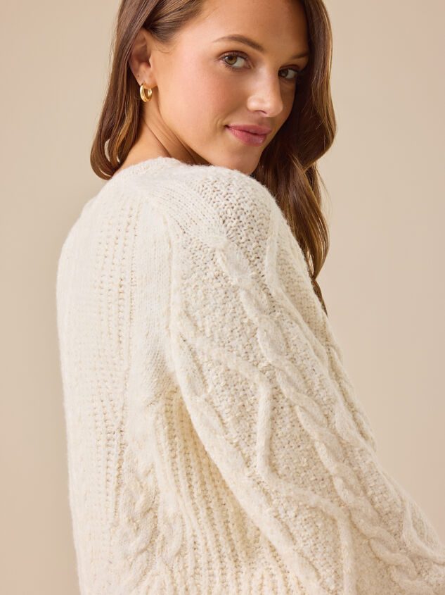 Violet Tie Front Cardigan Detail 5 - ALTAR'D STATE KIDS