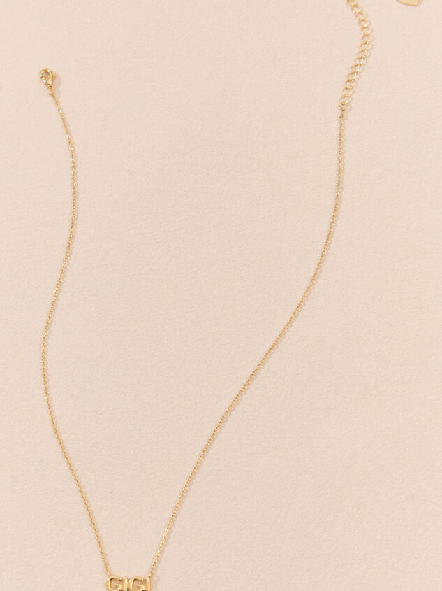18K Gold Gigi Necklace Detail 2 - AS Kids