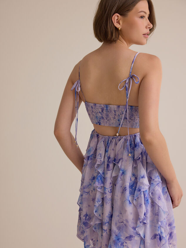 Whitley Floral Mini Dress Detail 5 - AS Kids