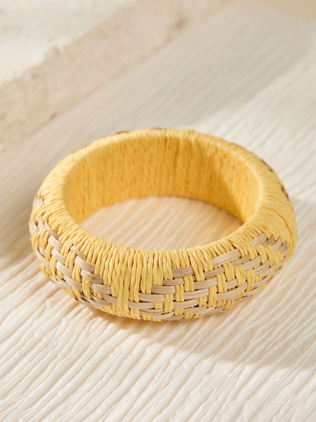 Harper Raffia Bangle Detail 2 - ALTAR'D STATE KIDS