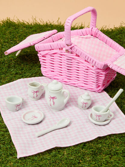 Bow Tea Set by Mudpie - ALTAR'D STATE KIDS