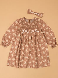 Elise Floral Puff Sleeve Dress - AS Kids