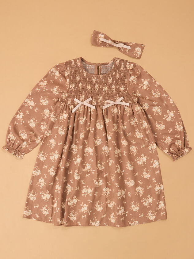 Elise Floral Puff Sleeve Dress - AS Kids