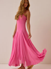 Bianka Drop Waist Maxi Dress Detail 5 - AS Kids