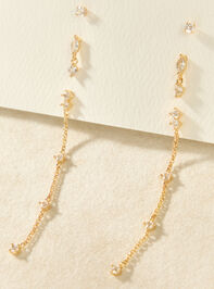 Tessa 18k Gold 3 Pack Earring Set Detail 2 - AS Kids