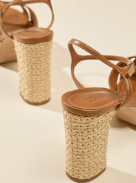 Schutz Keefa Raffia Heel Detail 4 - AS Kids