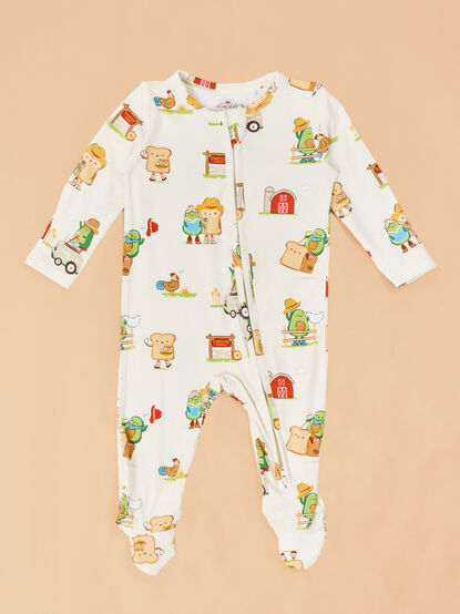 Avocado Toast Footie - ALTAR'D STATE KIDS