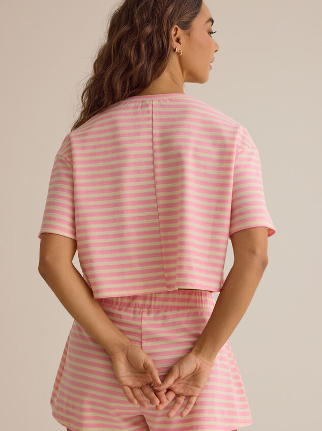 Nyra Stripe Relaxed Top Detail 6 - ALTAR'D STATE KIDS