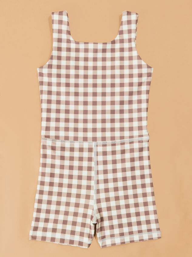 Lena Gingham Unitard - AS Kids