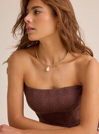 Pearl Drop Collar Charm Necklace - AS Kids