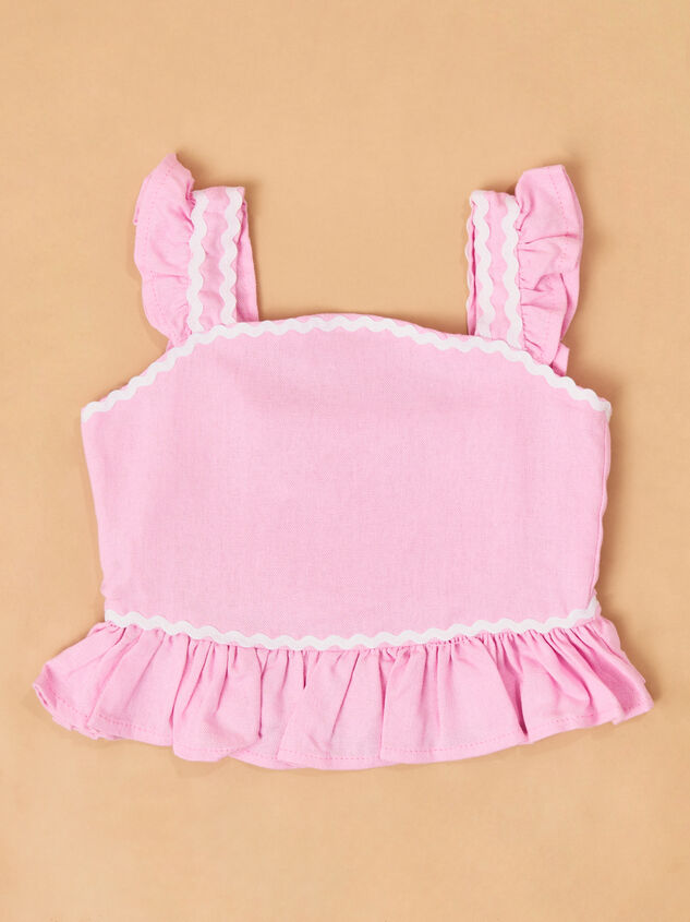 Tylee Ric Rac Top and Shorts Set Detail 3 - ALTAR'D STATE KIDS