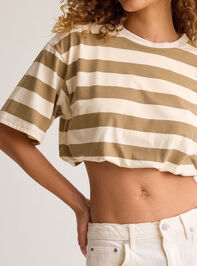 Patricia Stripe Bubble Tee Detail 3 - AS Kids