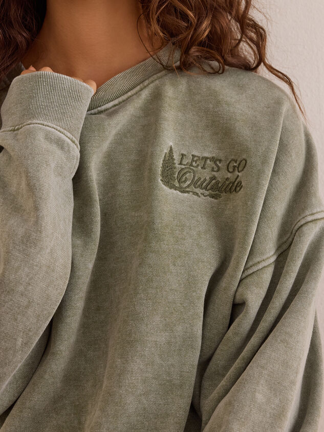 Let's Go Outside Pullover Detail 3 - AS Kids