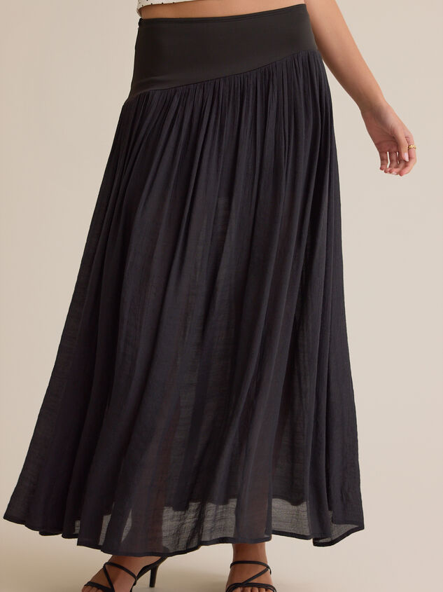 Saylor Drop-Waist Maxi Skirt Detail 3 - ALTAR'D STATE KIDS