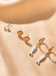 Mermaid&rsquo;s Pick Earring Set - AS Kids