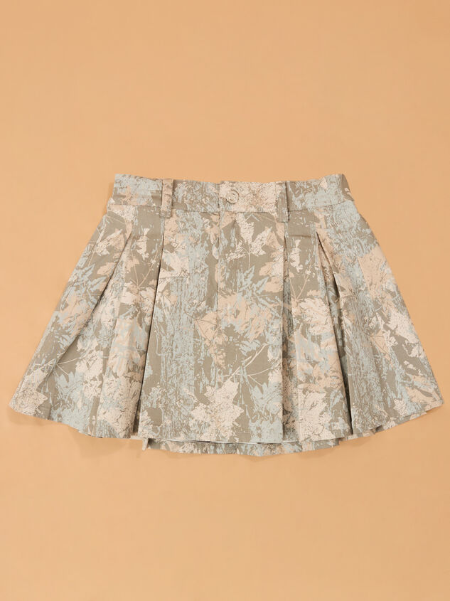 Calli Camo Pleated Skort - AS Kids