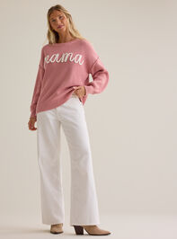 Maeve Mama Topstitch Sweater Detail 3 - AS Kids
