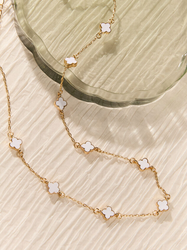 18K Gold Dainty Clover Choker - ALTAR'D STATE KIDS