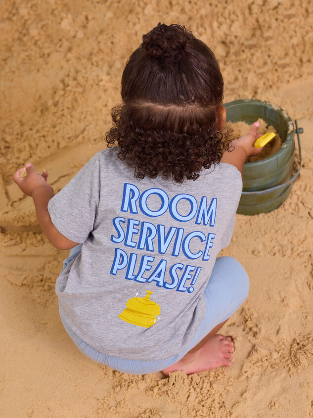 Room Service Please Tee Detail 2 - AS Kids