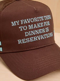 Dinner Reservations Trucker Detail 2 - AS Kids