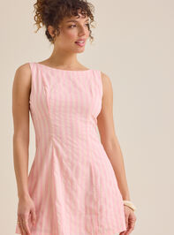 Loren Striped Mini Dress Detail 2 - ALTAR'D STATE KIDS