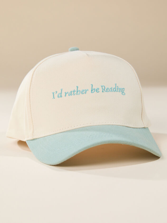 I'd Rather Be Reading Baseball Hat - ALTAR'D STATE KIDS