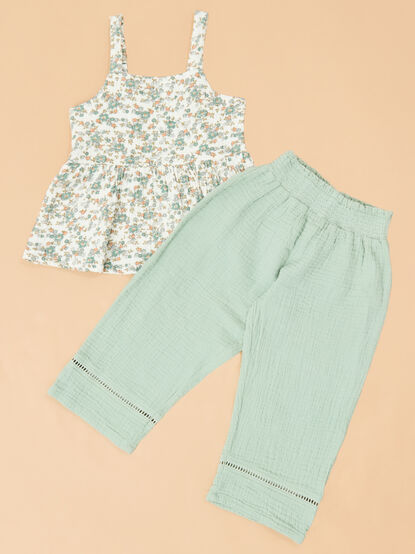 Camilla Floral Top and Pant Set - ALTAR'D STATE KIDS