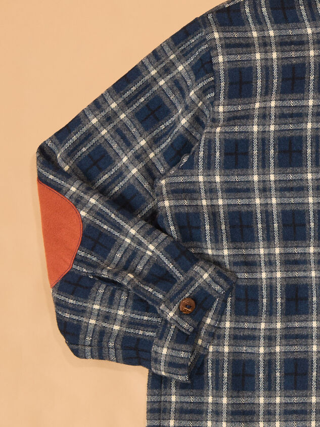 Jacob Plaid Toddler Flannel Detail 3 - AS Kids