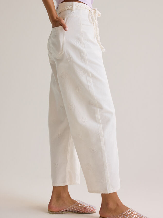Raeleigh Tie Eyelet Pants Detail 3 - AS Kids
