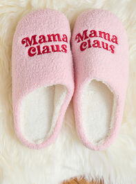 Mama Claus Slippers Detail 2 - ALTAR'D STATE KIDS