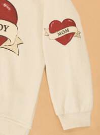 Mama's Boy Graphic Sweatshirt Detail 4 - AS Kids