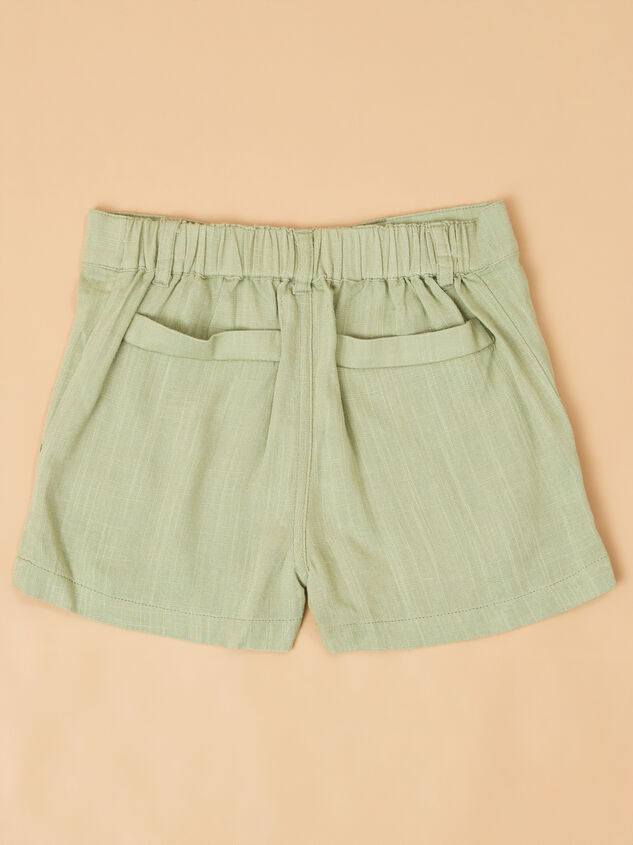 Rowan Linen Shorts Detail 3 - ALTAR'D STATE KIDS