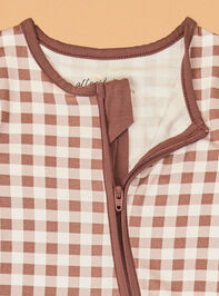 Ellan Gingham Romper Detail 3 - AS Kids