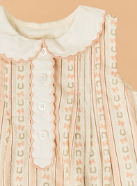 Horseshoe Bow Stripe Bubble Detail 2 - AS Kids