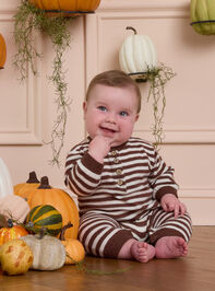 Arthur Striped Long Sleeve Jumpsuit - AS Kids