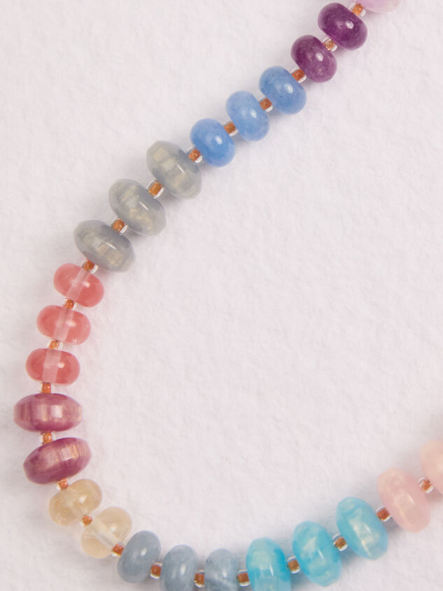 Ember Multi Colored Beaded Choker Detail 4 - AS Kids