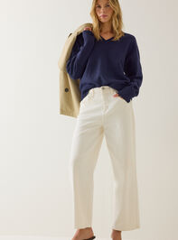 Raya V-Neck Pullover Sweater - AS Kids