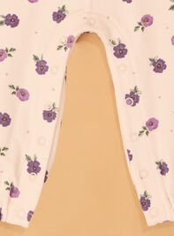Janie Floral Flutter Overalls Detail 4 - AS Kids