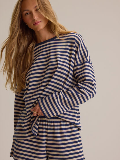 Reese Stripe Lounge Short - AS Kids