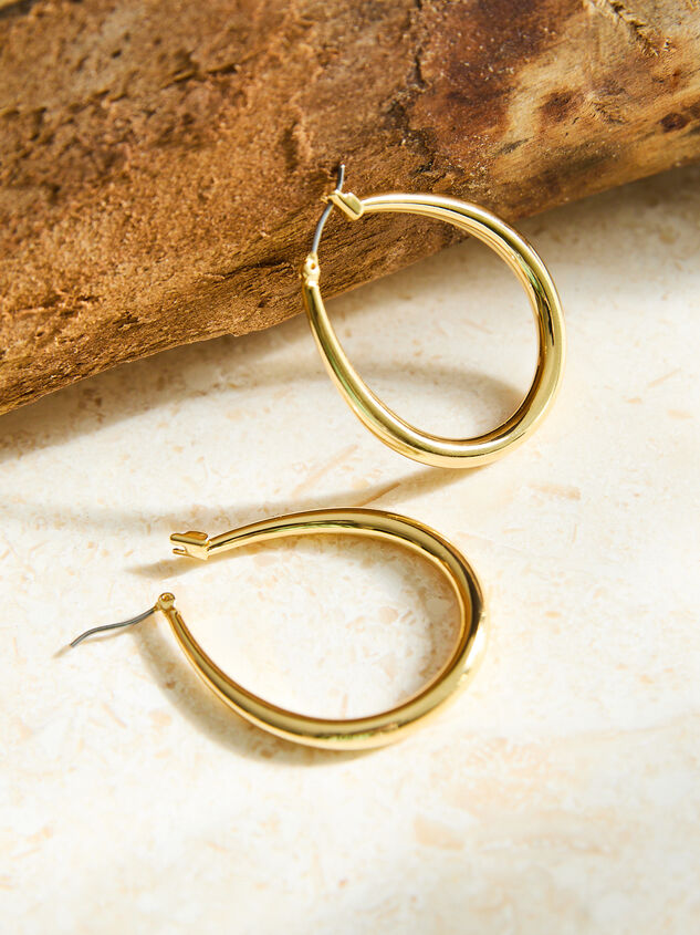 18K Gold Oval Hoop - ALTAR'D STATE KIDS